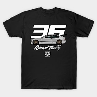 E36 M3 Rocket Bunny (White) [ OSY Graphics ] T-Shirt